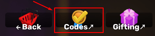 RIVALS codes button