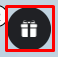 The gift icon in Yeet Battles