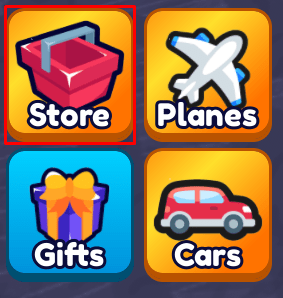 Luxury Plane Tycoon store button