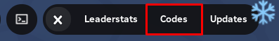 Waifu Tycoon codes button
