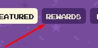 The REWARDS button in PartyBox