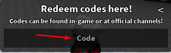 The "Code" box in Custom Minigames