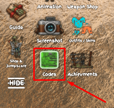 Zombie Expedition codes button