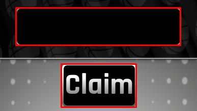 Hoop Heroes enter codes box and claim button