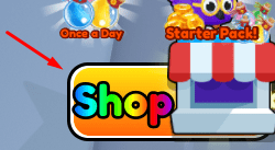 The Shop button in Stretch Neck and Fall