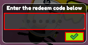 Coaster and Plunge enter codes box and redeem button