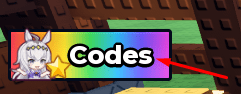 Codes icon in Kick an Uma