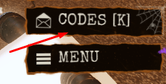CODES button in Holloway: She Hears
