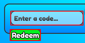 Ultimate Drill Simulator enter codes box and redeem button