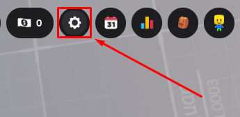 Anime Playground settings icon