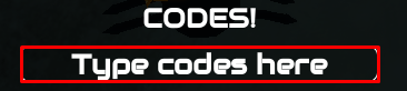 Squid Ding enter codes box