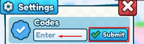 Tank Game enter box and submit button