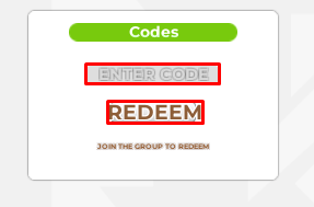 Uma Racing enter codes box and redeem button