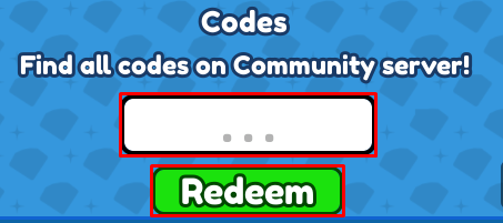 Multiverse Tower Defense enter codes box and redeem button