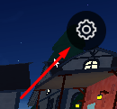 The settings icon in Booth Game