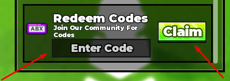 The Enter Code box and Claim button in Power Your City