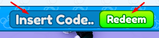 The "Insert Code" box and redeem button in Soda Simulator