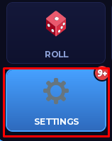 Jujutsu Incremental settings button