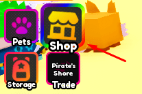 Shop icon in Anime Slashing Simulator