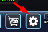 The Settings icon in Eternal Battlegrounds