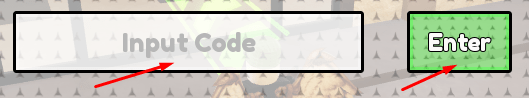 Input Code box and Enter button to redeem codes in Tara, Samgyup! 🥩