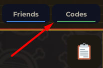 The Codes button in Incremental Piece