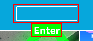 Supermarket Together enter codes box and enter button