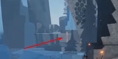 Fisch Crystalized Rod guide ladder at end of pool