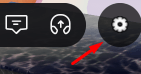 The settings button in Cook Off
