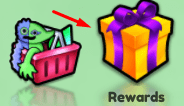 The "Rewards" button in Garten of Banban RP X