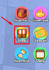 Rotube Live Stream Simulator shop button