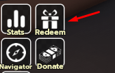 The Redeem button in Goofy Tower Defense