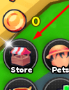 The Store button in Build a Reactor