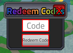 Adventure Guild Battles enter codes box and redeem code button