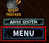 The Menu button in Anime Spirits