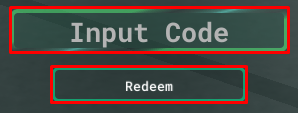 Surive the Job Application input codes box and redeem button