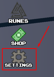 QUANTIFY settings button