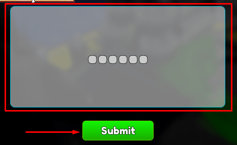 The codes section in Train Kaiju to Destroy