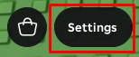 My Floating Isles settings button