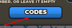 The CODES button in Steal the Moon
