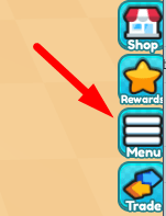 The Menu button in Pet Malu Simulator