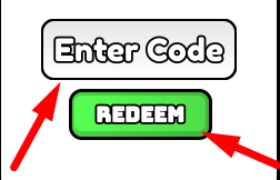 The code redeeming interface in +1 Car Every Click