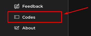Avatar Graphics Creator codes button