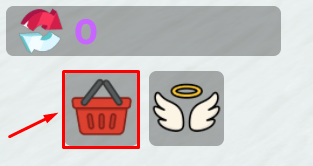 Faith Incremental shopping basket icon