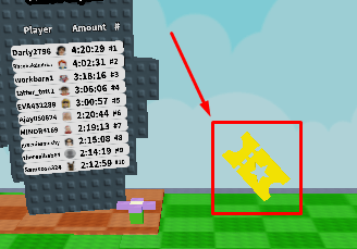 Enter Brainrot floating yellow ticket