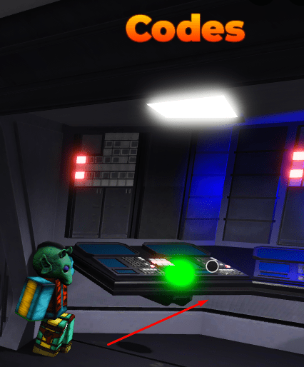 Codes area in Saber Unbound