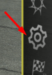 The Settings icon in Swerve