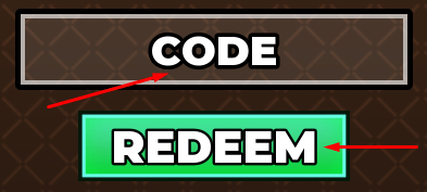 CODE box and REDEEM button to redeem codes in +1 Double Jump Bike Escape! 