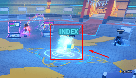 The INDEX in Blade Ball's Trade Plaza