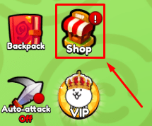 Battle Cat Evolution shop button